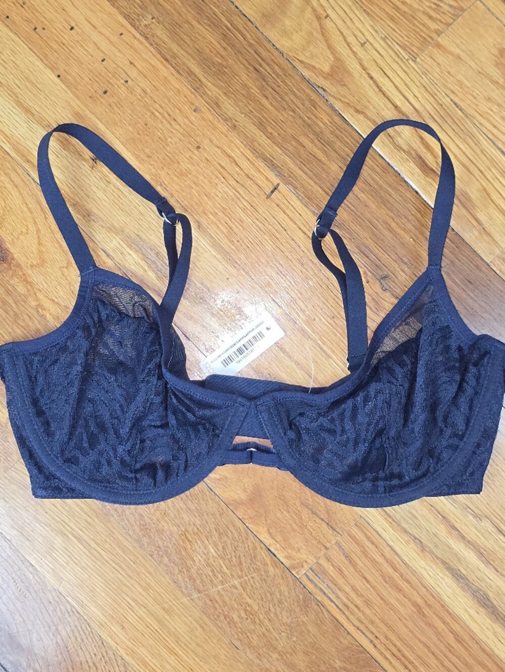 Adore Me Navy Blue Underwire Demi Bra NEW 32DDD